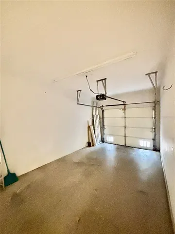 a view of a room with empty racks