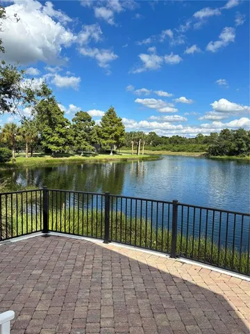 a view of outdoor space yard swimming pool and green
