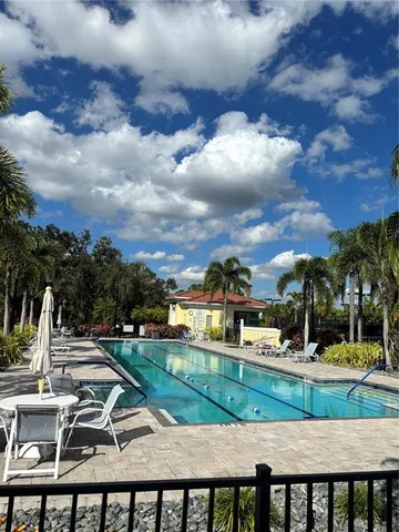 a view of yard with furniture