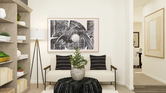 a view of entryway dining room and hall with wooden floor