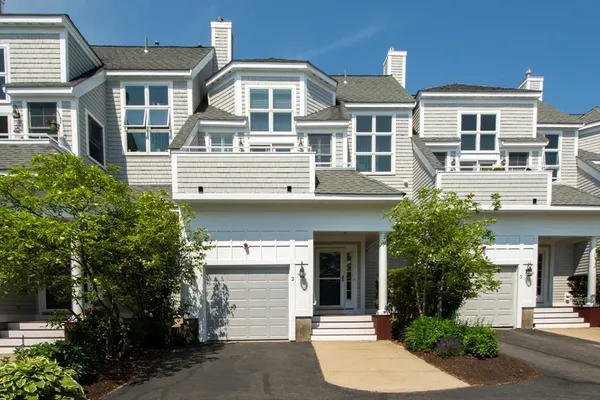front view of multiple houses