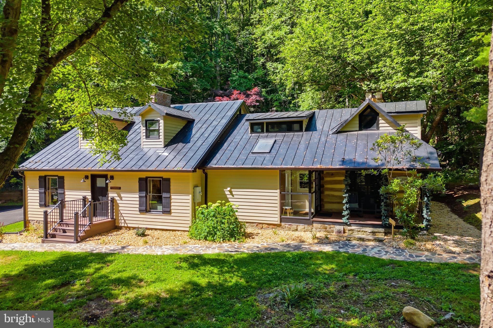 10 Ashby Road Sperryville, VA 22740 - Photo 68 of 70 Main house was built onto existing log cabin