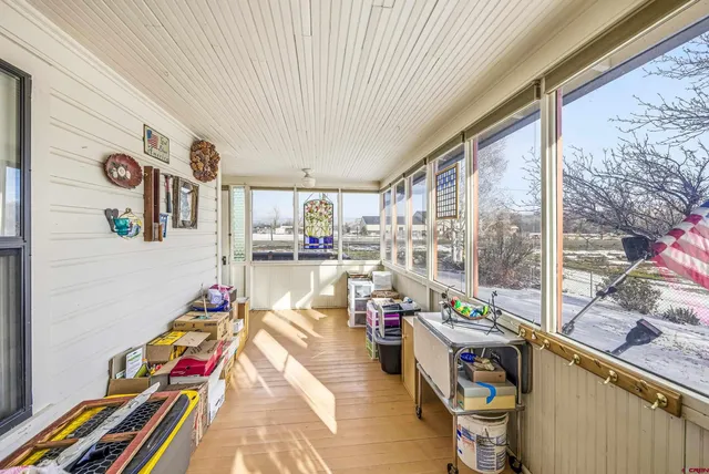 a very nice looking room with a large window