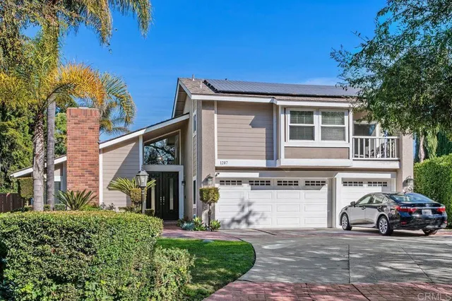 a view of a house with a patio