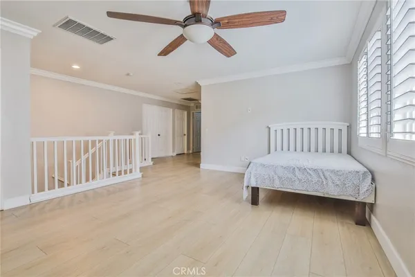 a view of a livingroom with staircase