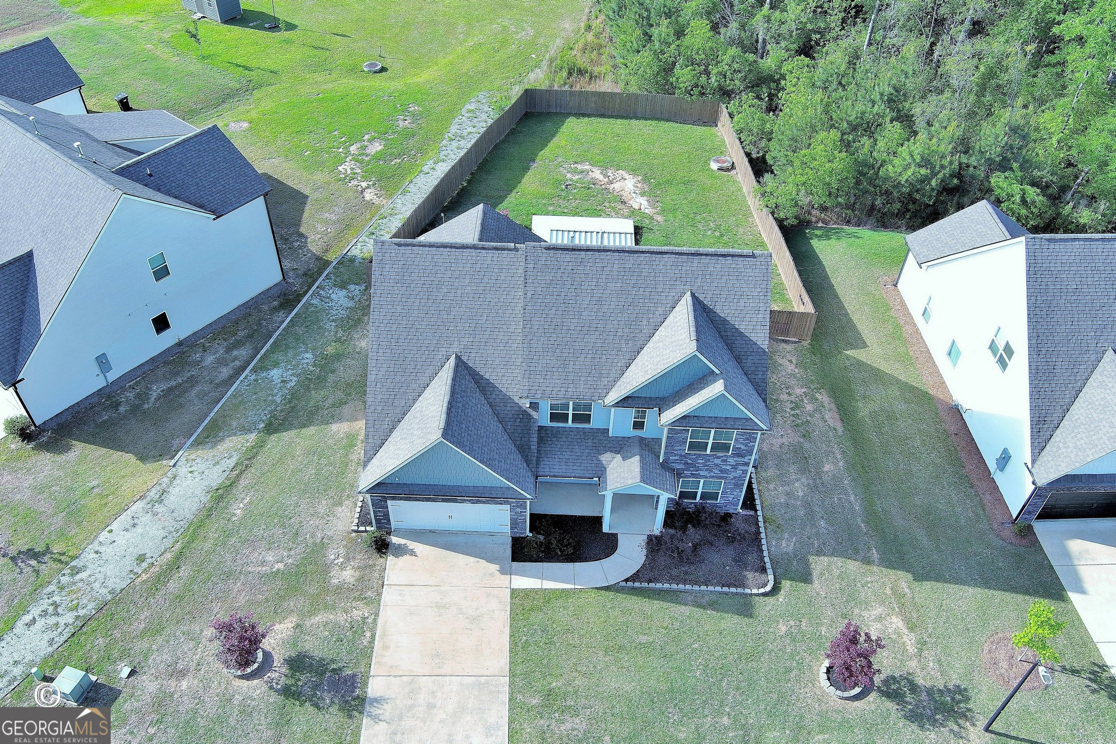 5066 Pond View Court Columbus, GA 31907 - Photo 2 of 30 an aerial view of house with yard