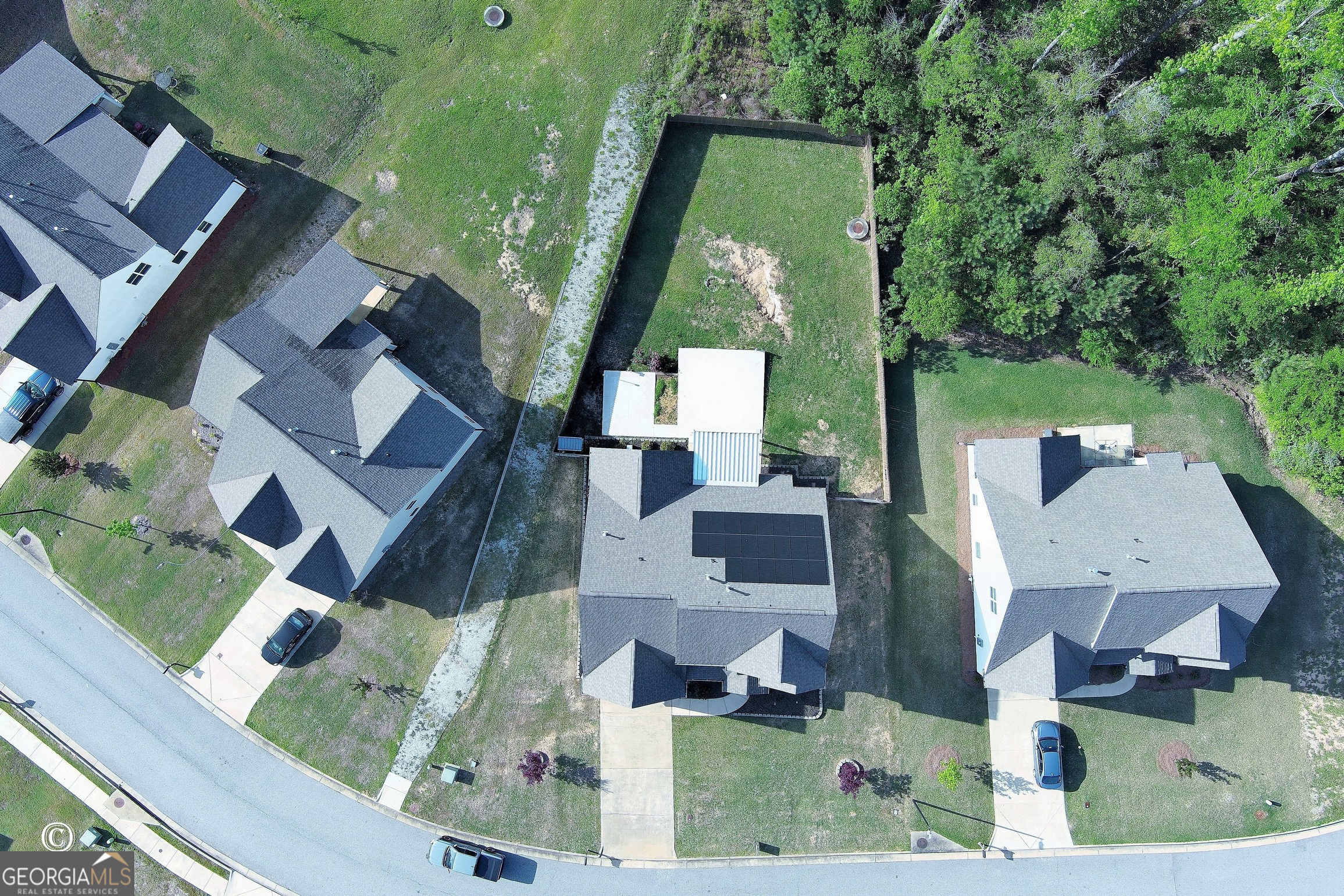 5066 Pond View Court Columbus, GA 31907 - Photo 4 of 30 an aerial view of residential houses with outdoor space and street view