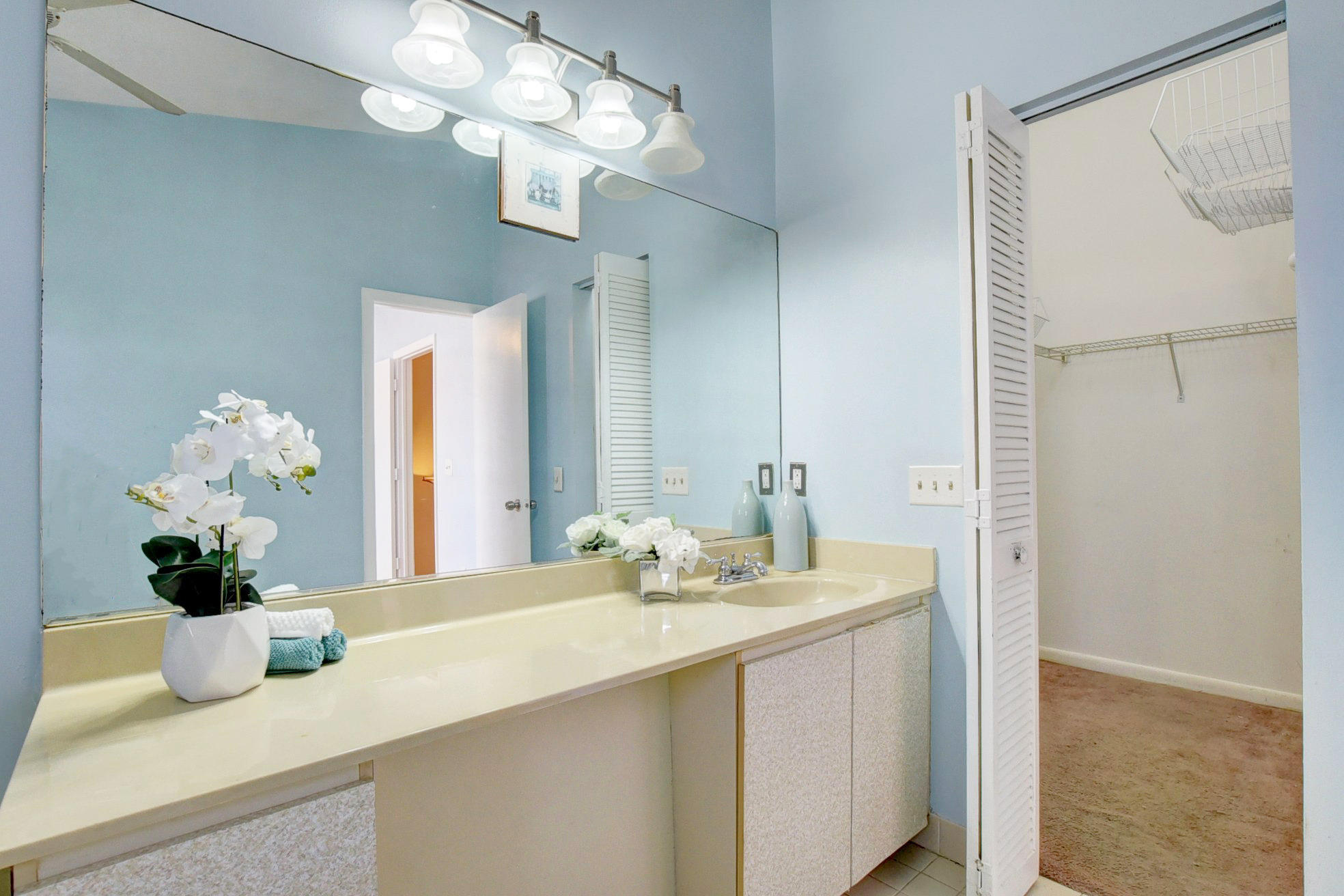 9166 Southwest 21st Court, Unit D Boca Raton, FL 33428 - Photo 25 of 48 Master Bath with Walk-In Closet