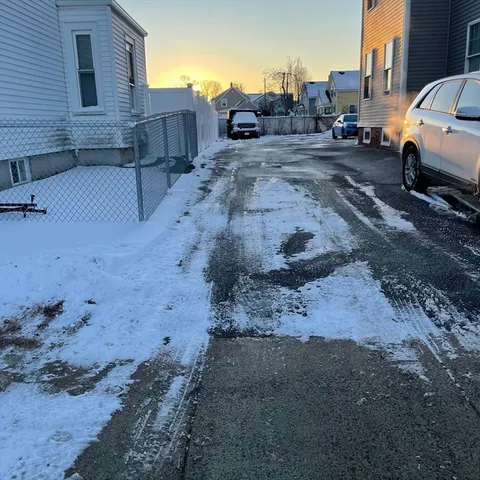 a view of car parked on road