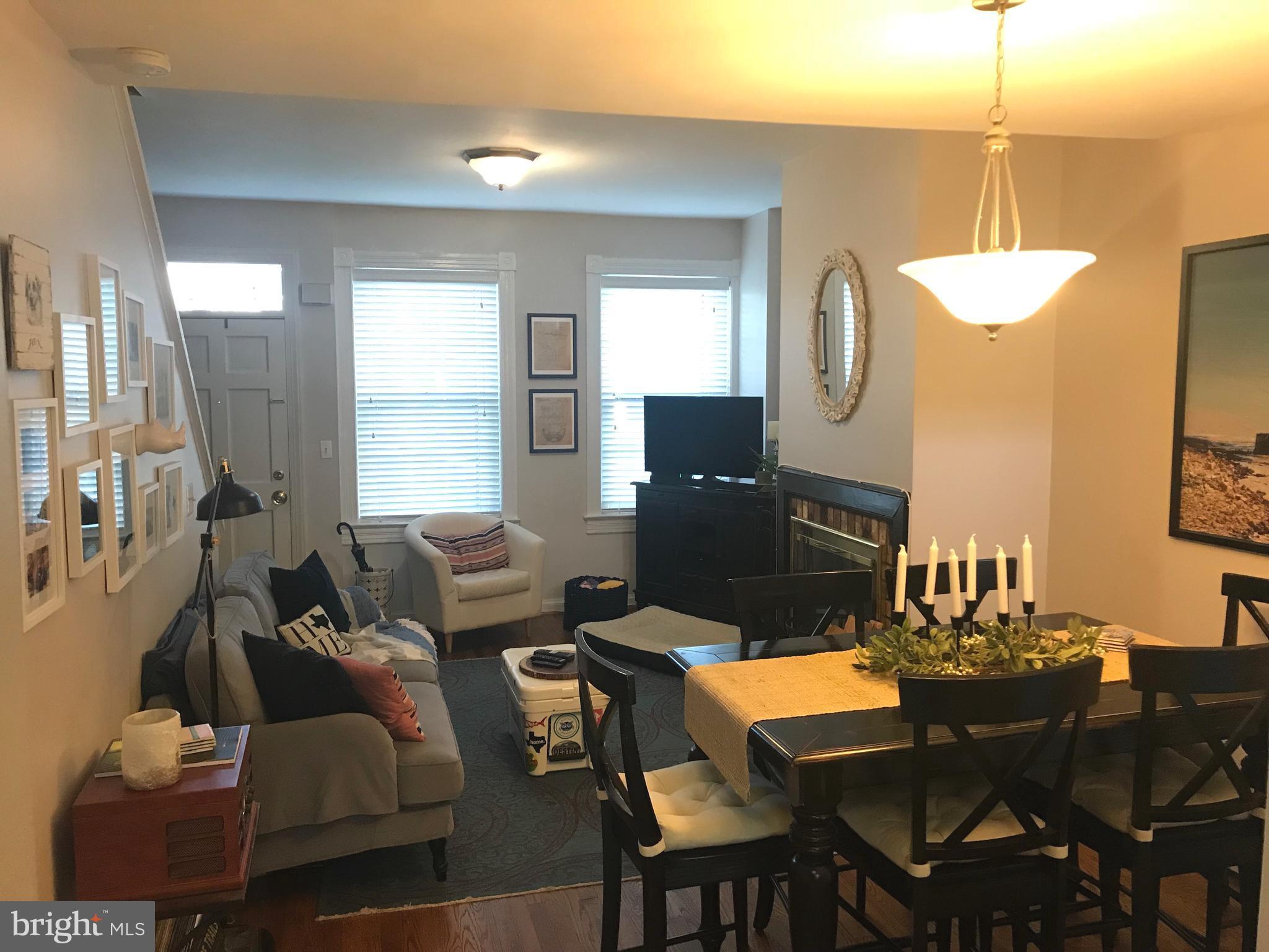 1702 A Street Southeast Washington, DC 20003 - Photo 11 of 16 Living Room/Dining Room
