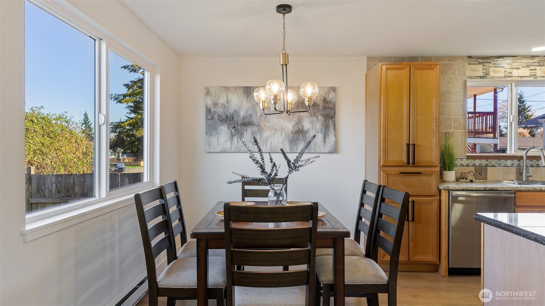 2520 Chestnut Street Everett, WA 98201 - Photo 8 of 29 a view of a dining room with furniture window and outside view