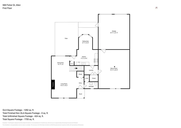 $2,050 | 568 Fisher Drive, Allen, TX 75002
