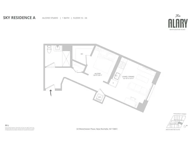 $2,800 | 33 Westchester Place, Unit 16A, New Rochelle, NY 10801
