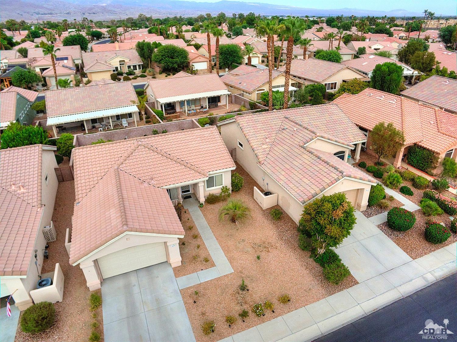 38590 Orangecrest Road Palm Desert, CA 92211 - Photo 1 of 23 an aerial view of residential houses with outdoor space