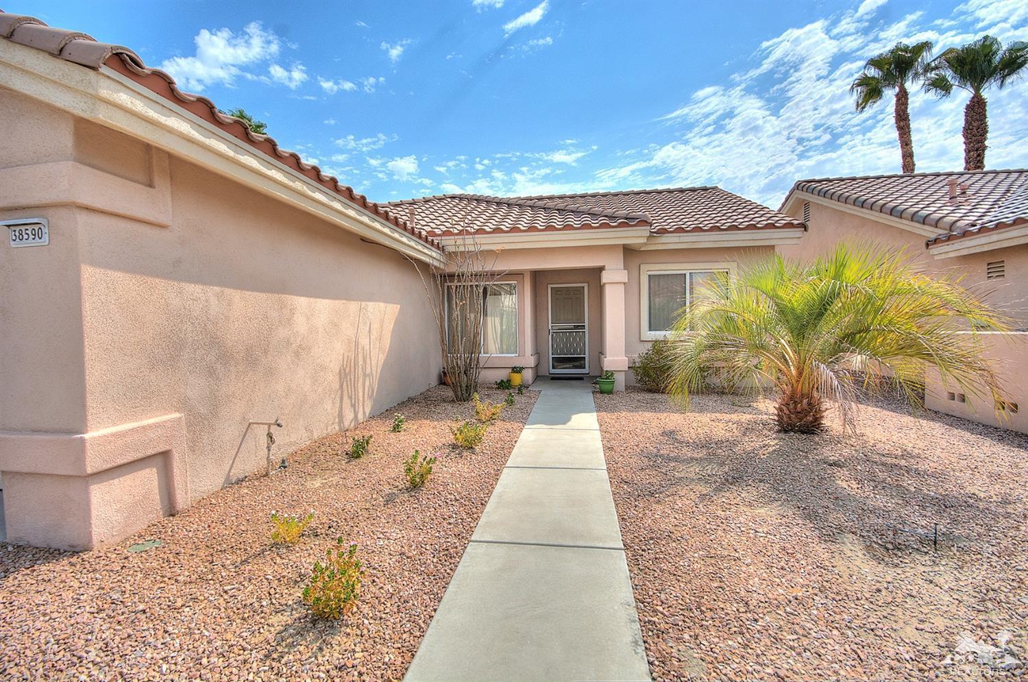 38590 Orangecrest Road Palm Desert, CA 92211 - Photo 3 of 23 a view of a house with a backyard