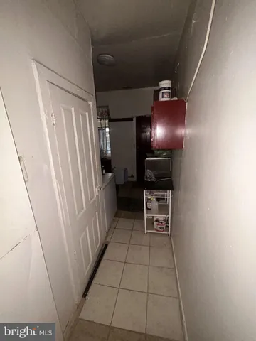 a view of hallway with stairs