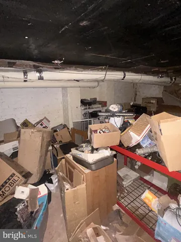 a room with storage and utility