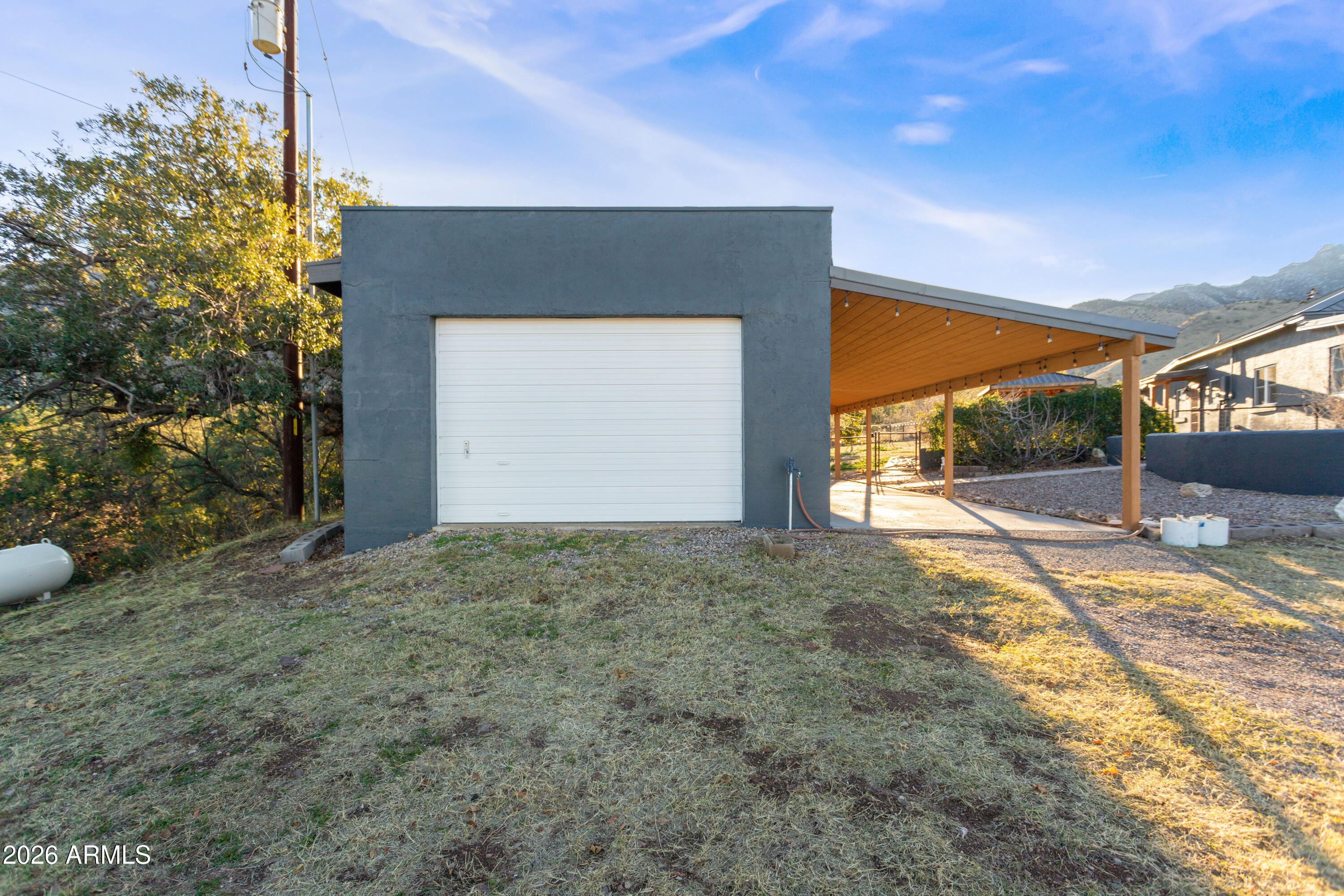 5306 East Spring Road Hereford, AZ 85615 - Photo 48 of 61 a view of backyard with large tree