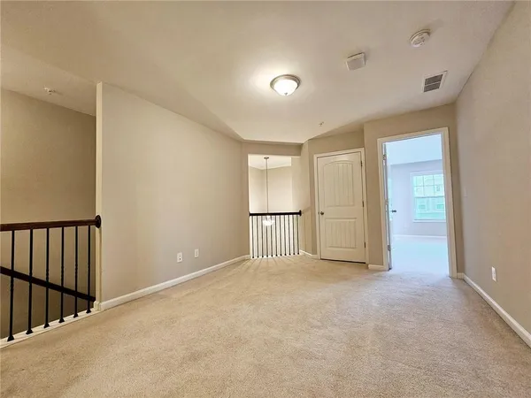 a view of an empty room