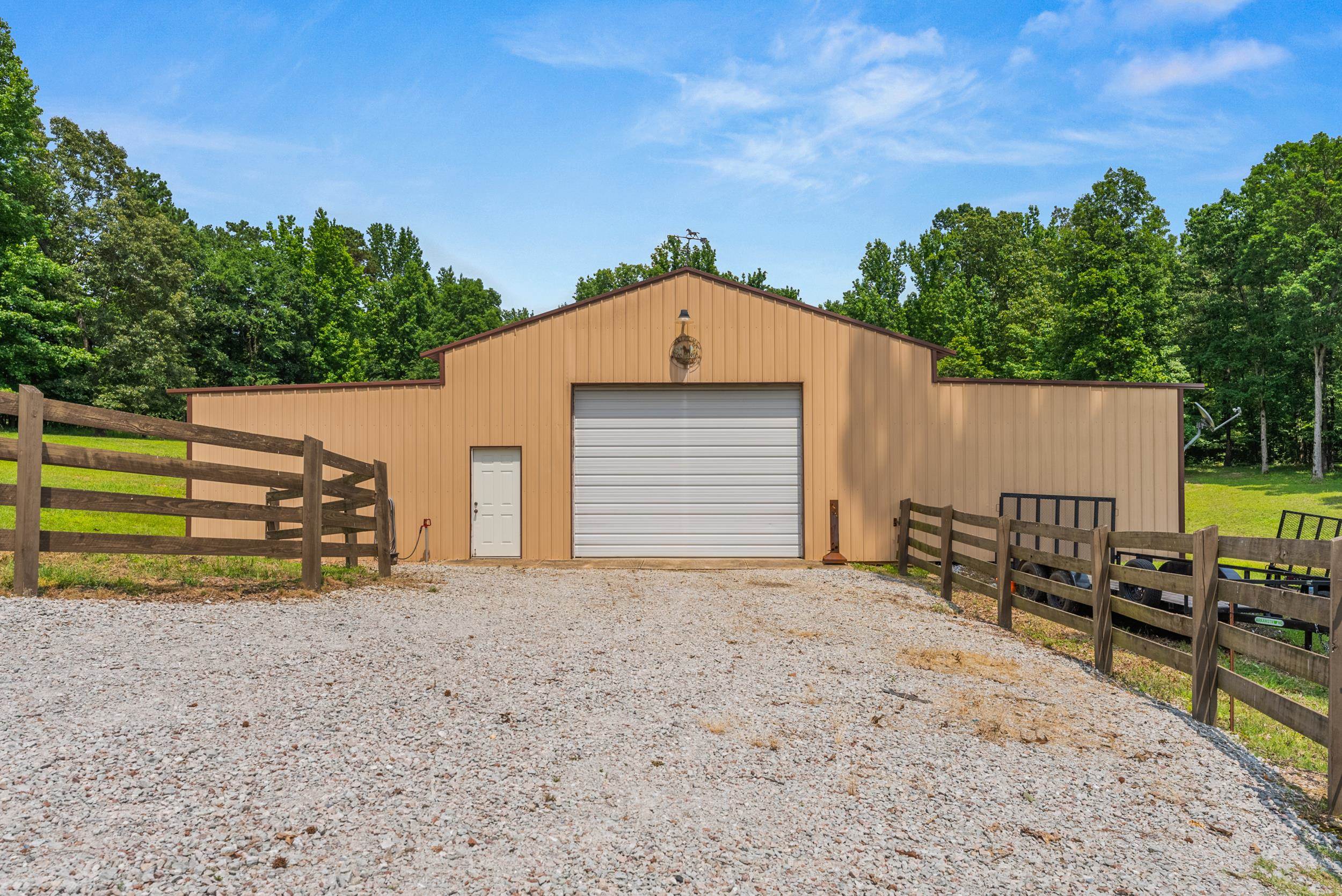 6415 Lagrange Road Somerville, TN 38068 - Photo 6 of 32 Detached garage with gravel driveway