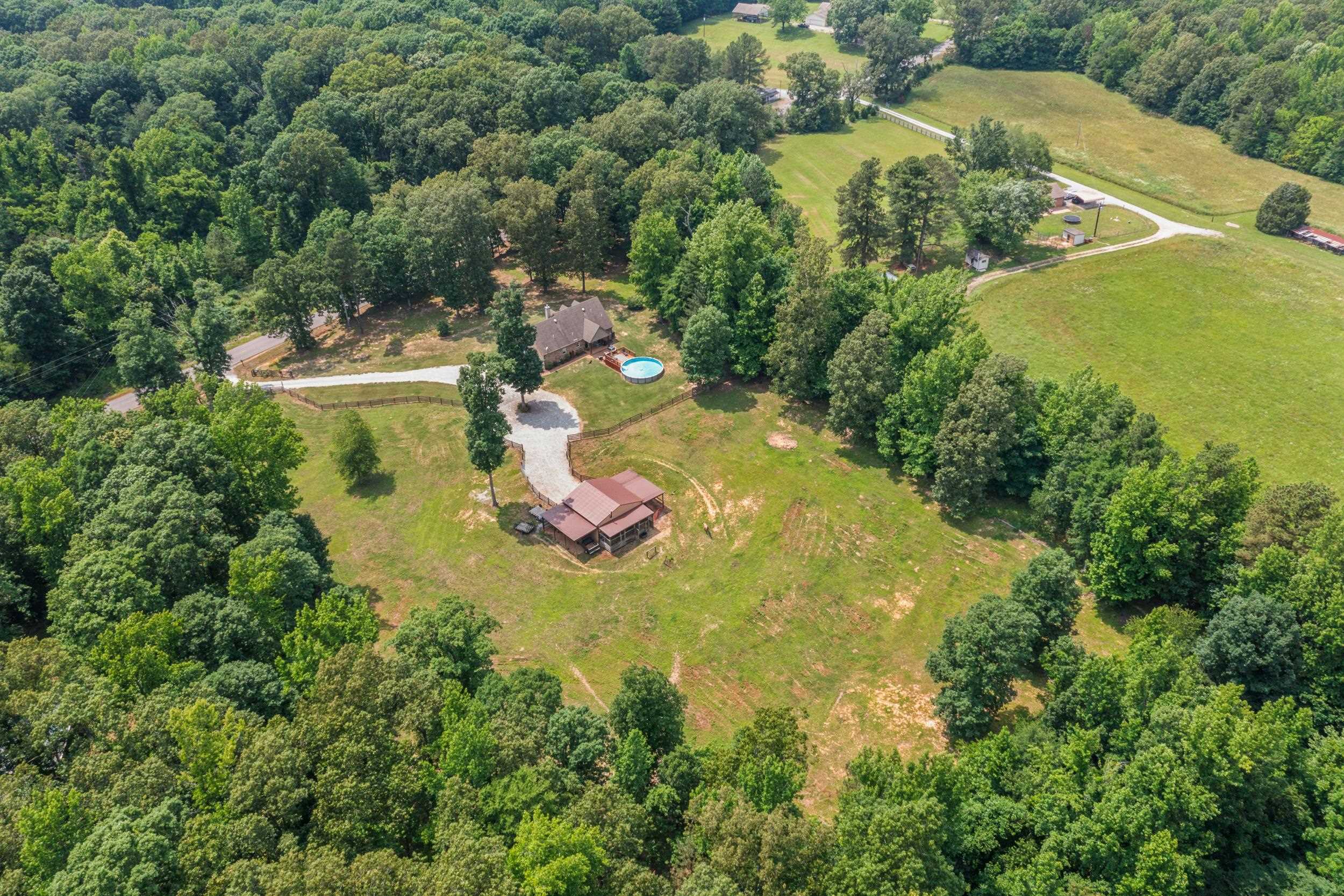 6415 Lagrange Road Somerville, TN 38068 - Photo 10 of 32 Aerial overview of property's location featuring rural landscape and a forest