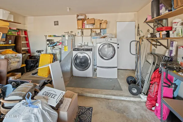 a view of storage and utility room