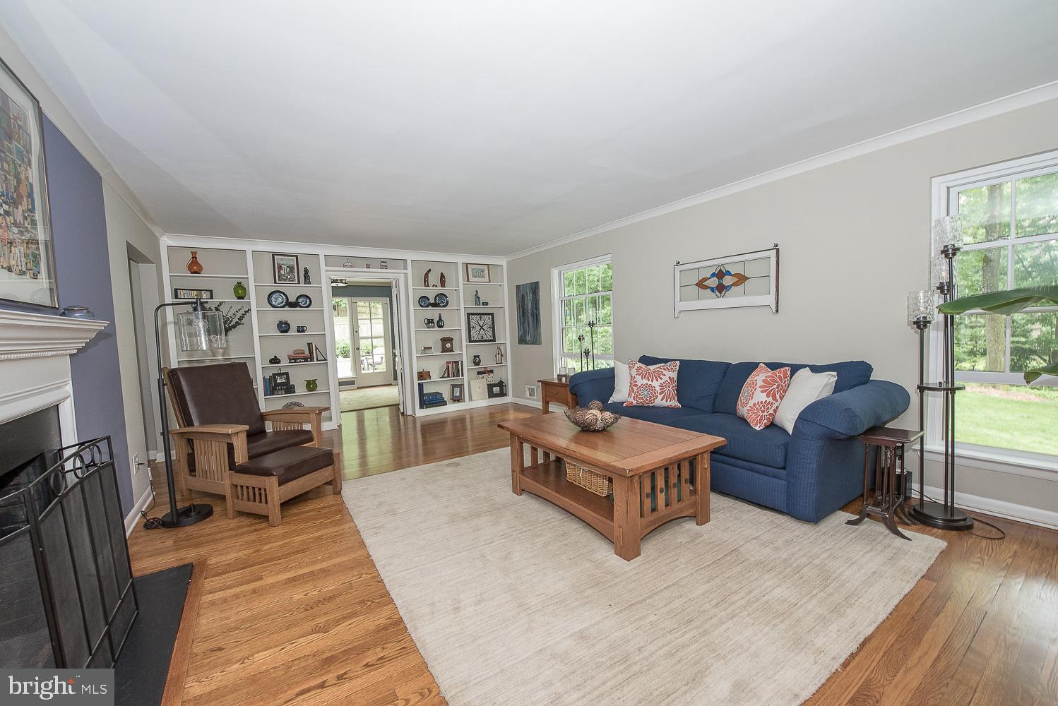 610 Timber Lane Devon, PA 19333 - Photo 6 of 35 Living Room view to Den