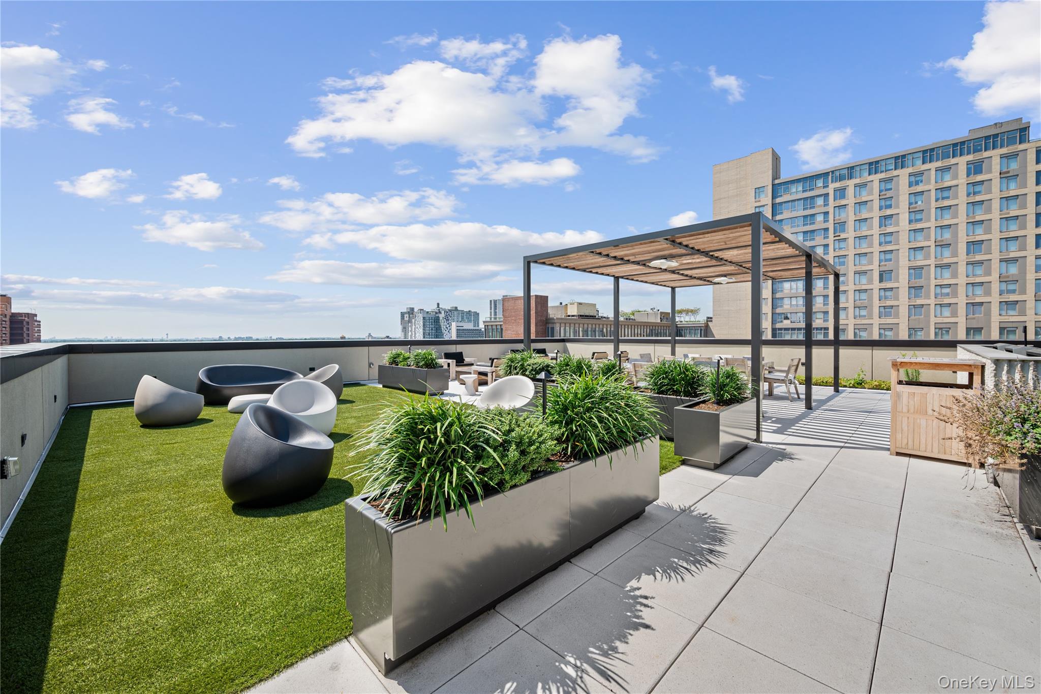 103 88th Avenue Queens, NY 11432 - Photo 15 of 29 a view of a patio with couches and potted plants