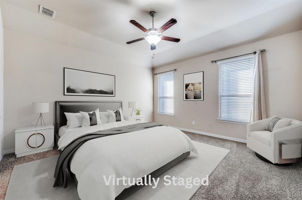 16008 Aquilla Way Prosper, TX 75078 - Photo 14 of 33 a bedroom with a bed and window