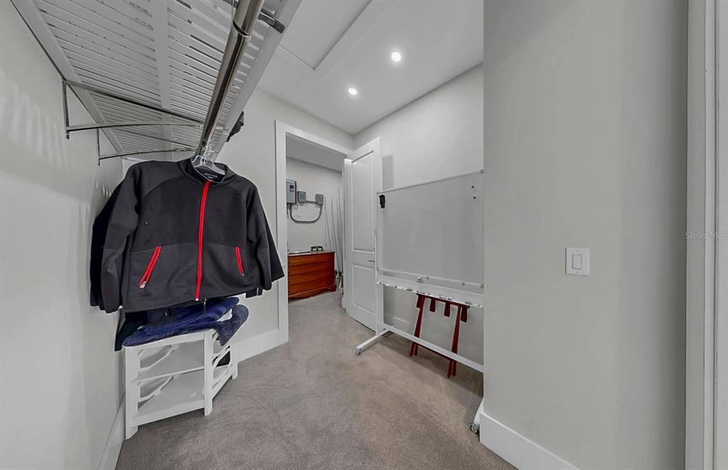 701 Pinckney Drive Apollo Beach, FL 33572 - Photo 47 of 99 a view of walk in closet with clothes and shoes