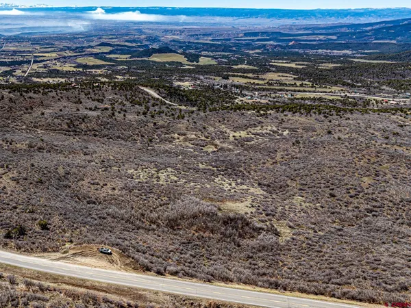a view of a large mountain