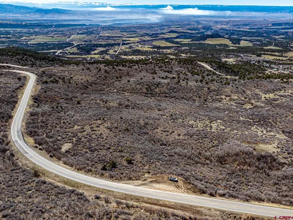 a view of an outdoor space with mountain view