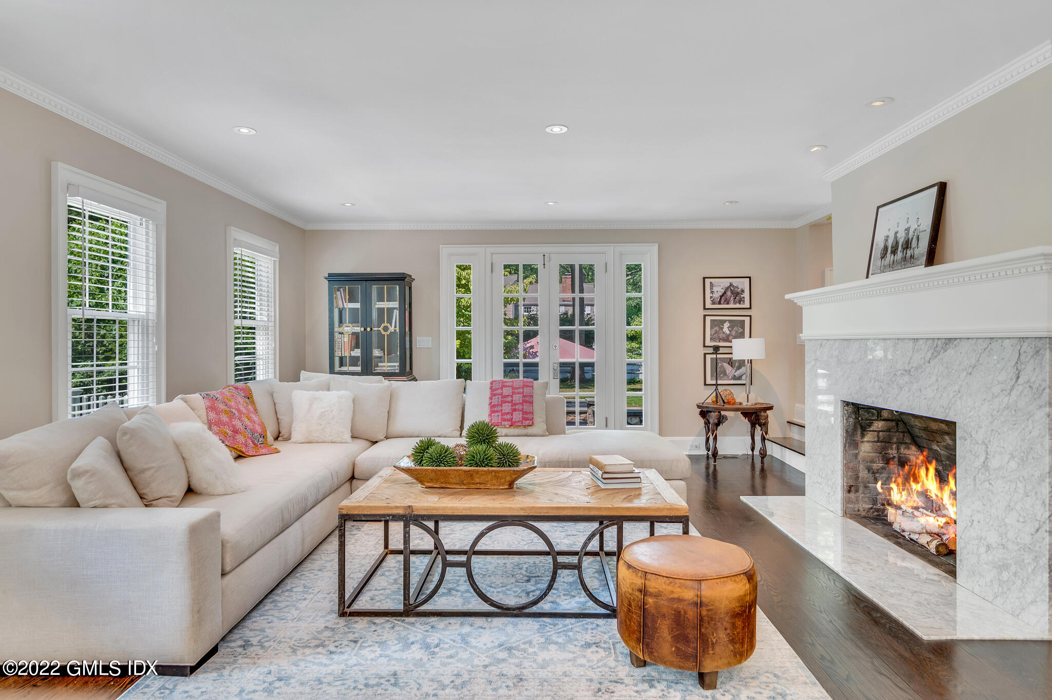 269 Stanwich Road Greenwich, CT 06830 - Photo 4 of 19 a living room with furniture and a fireplace