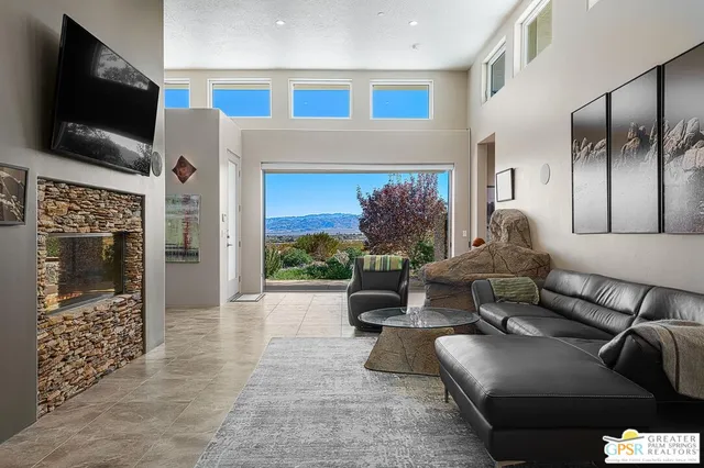 a view of a road with a yard