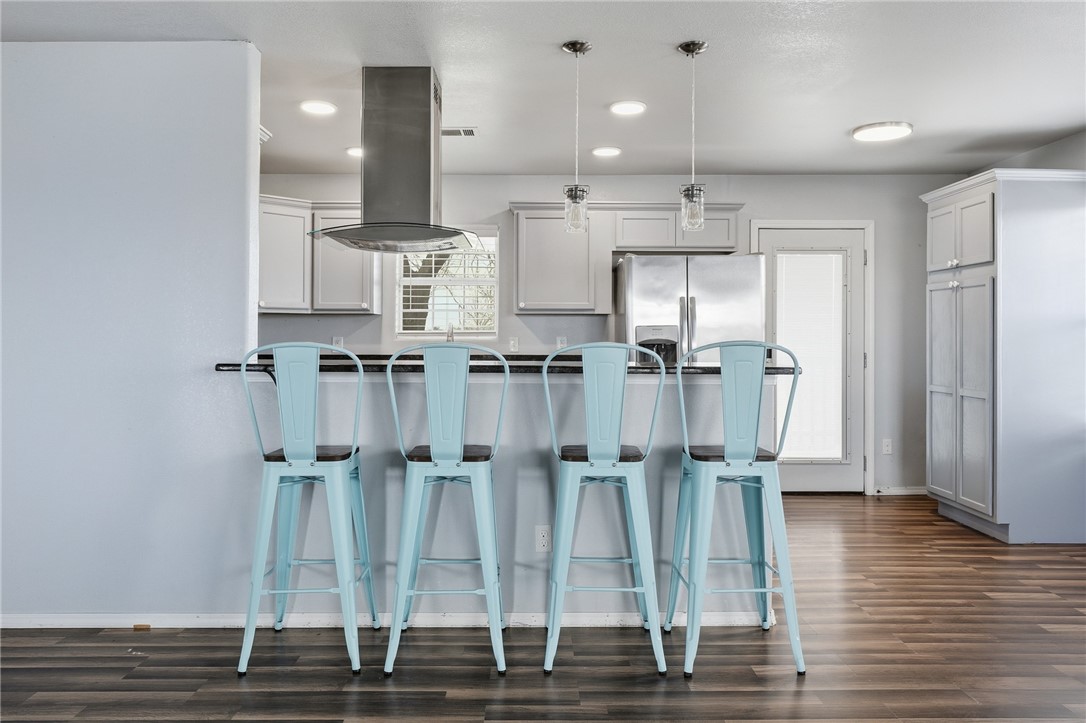 131 Janecek Road Rockport, TX 78382 - Photo 13 of 38 a view of kitchen with wooden floor