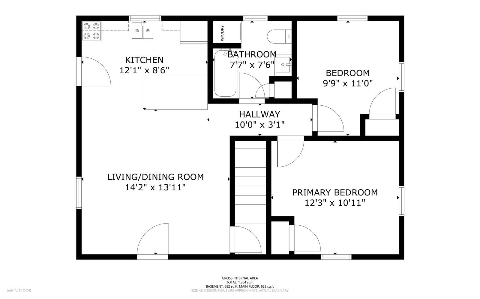 414 Litchfield Road Farmingdale, ME 04344 - Photo 26 of 27 Floor Plan1st Floor