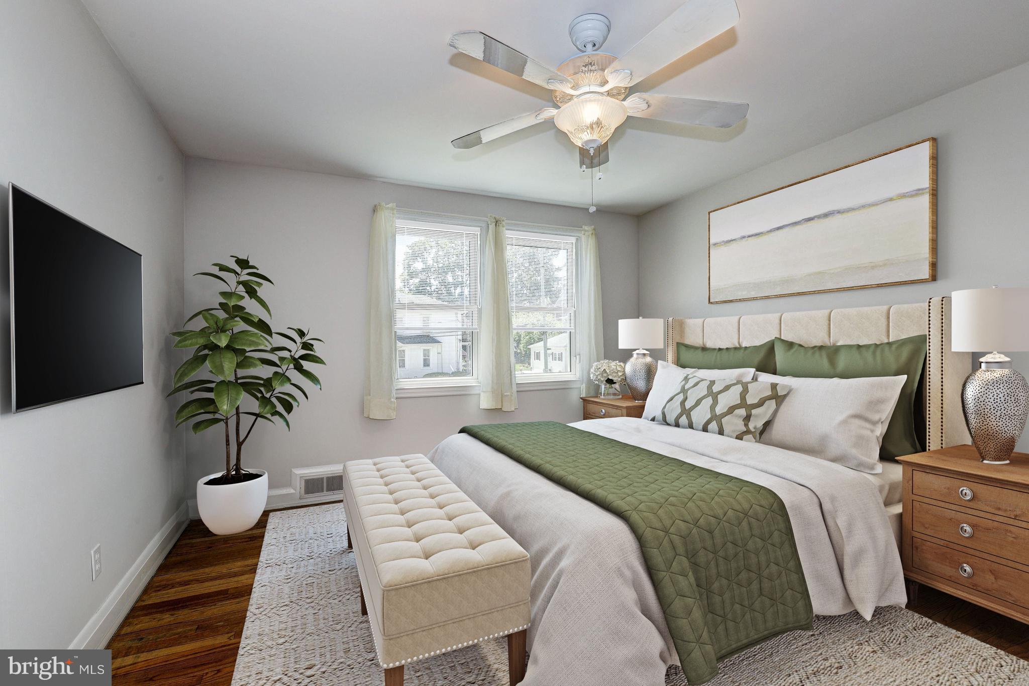 6336 Frederick Road Catonsville, MD 21228 - Photo 13 of 40 Primary Bedroom (Virtual Staged)