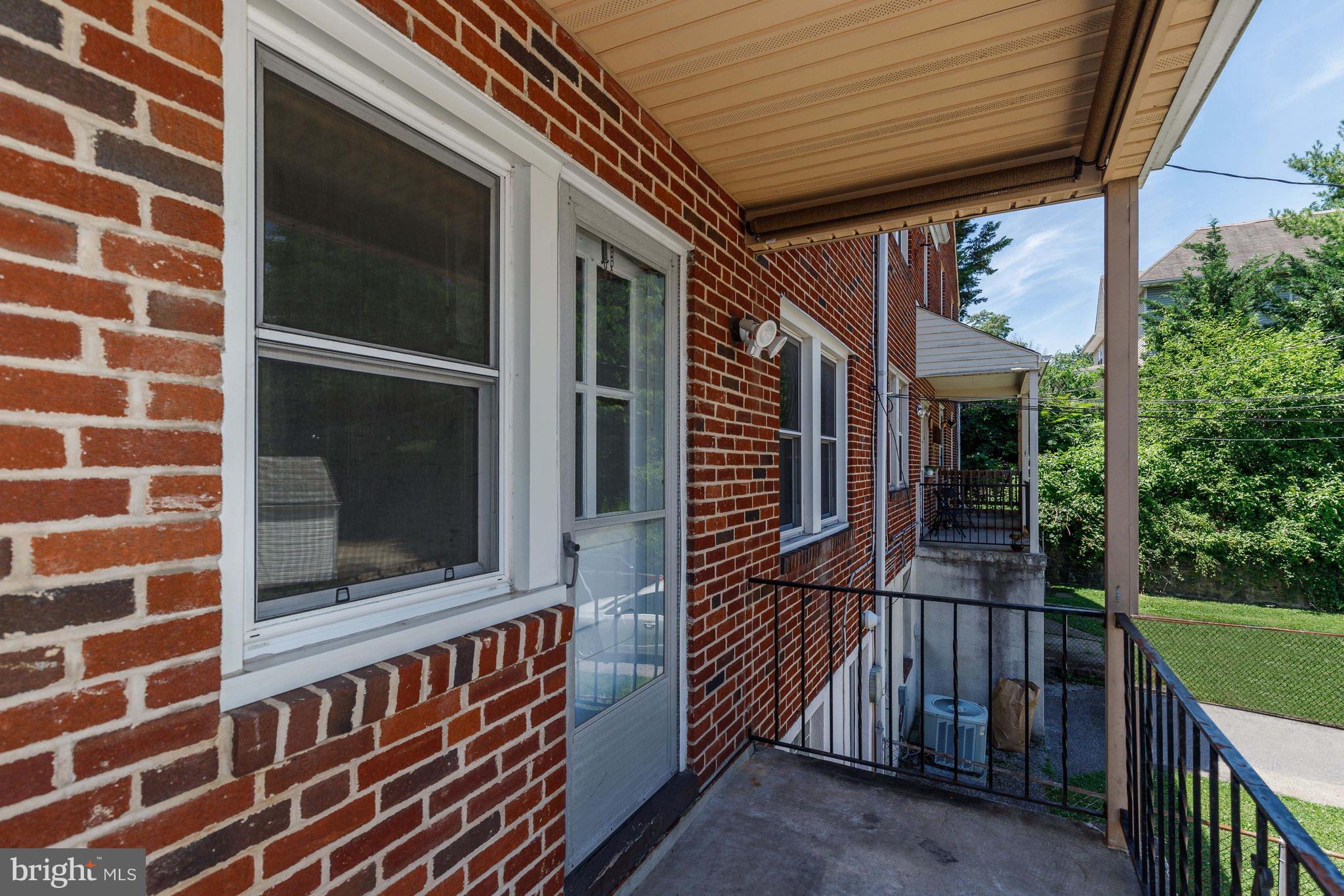6336 Frederick Road Catonsville, MD 21228 - Photo 24 of 40 Covered Rear Porch
