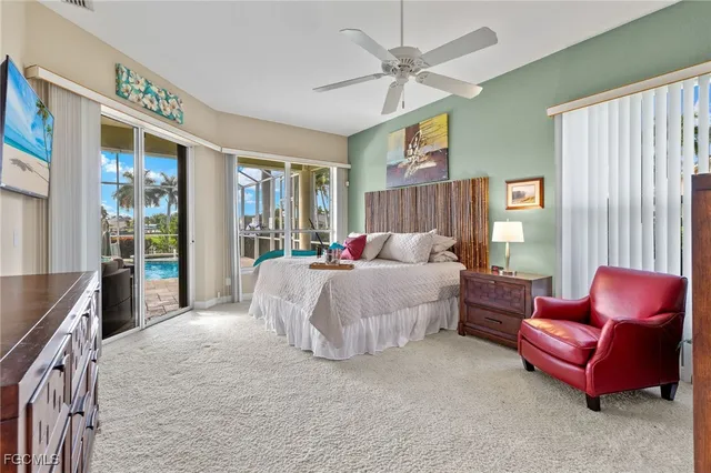 a bed room with a bed and a couch