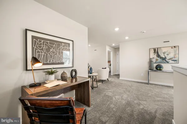 a room with furniture and window