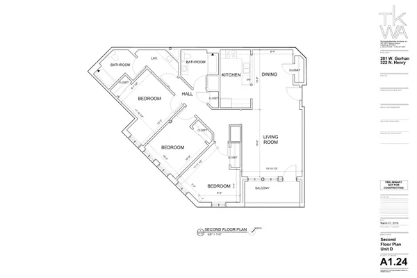 $2,800 | 322 North Henry Street, Unit 202, Madison, WI 53703