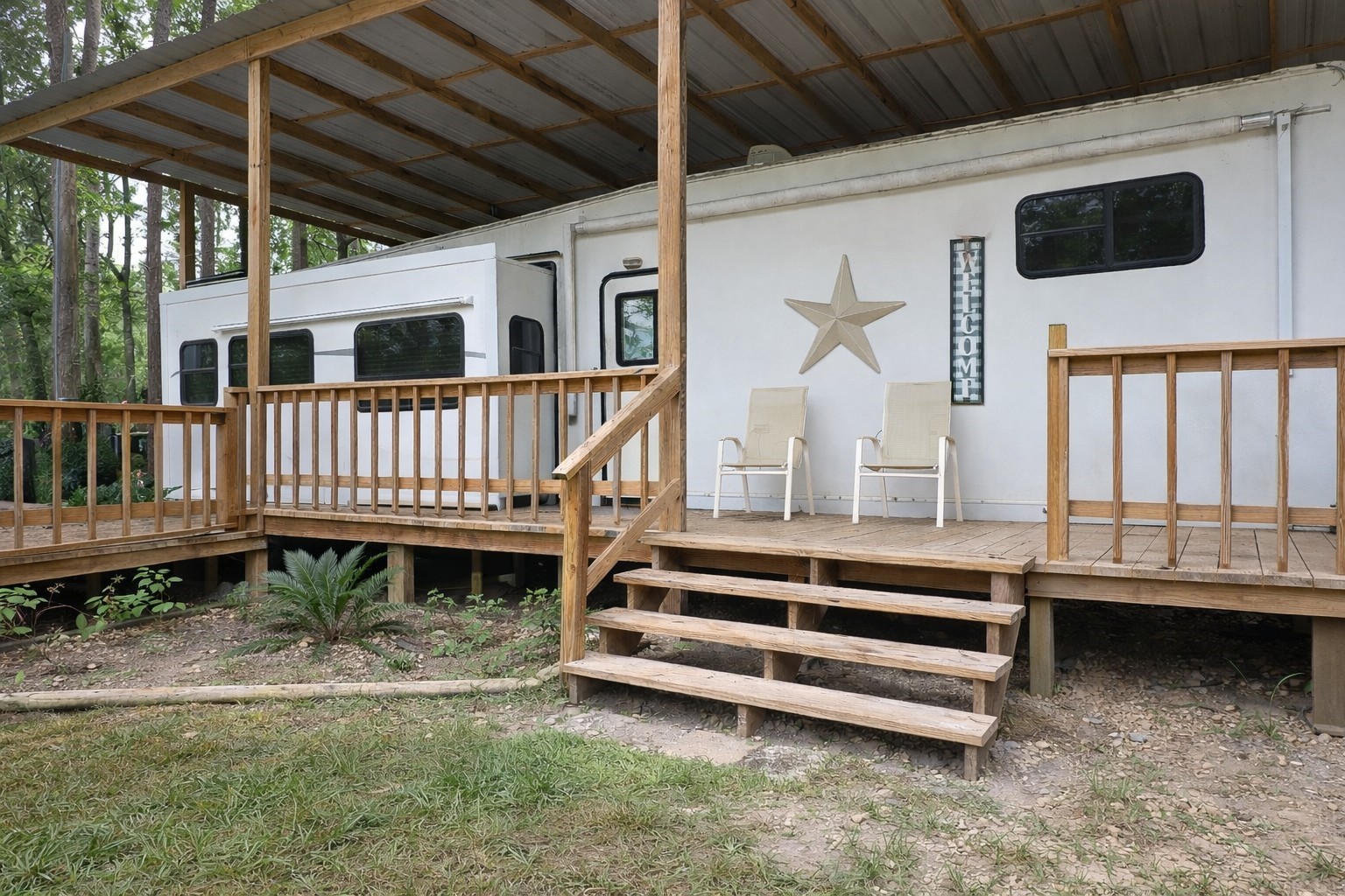 361 Medina Drive Trinity, TX 75862 - Photo 1 of 14 a view of porch with seating area