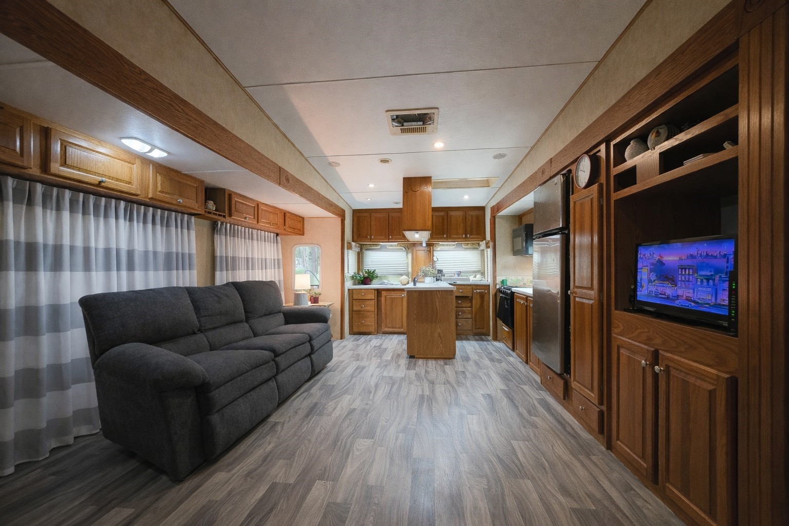 361 Medina Drive Trinity, TX 75862 - Photo 8 of 14 a living room with furniture and wooden floor