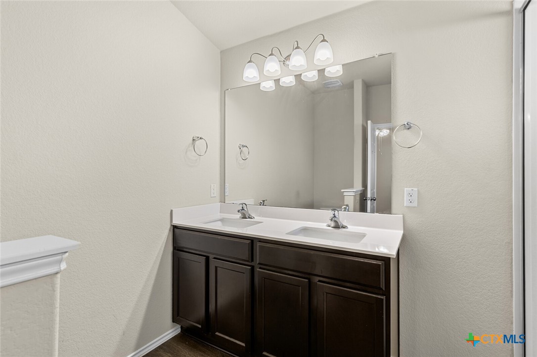 256 Bainbridge Road Temple, TX 76502 - Photo 29 of 40 a bathroom with a sink and a mirror