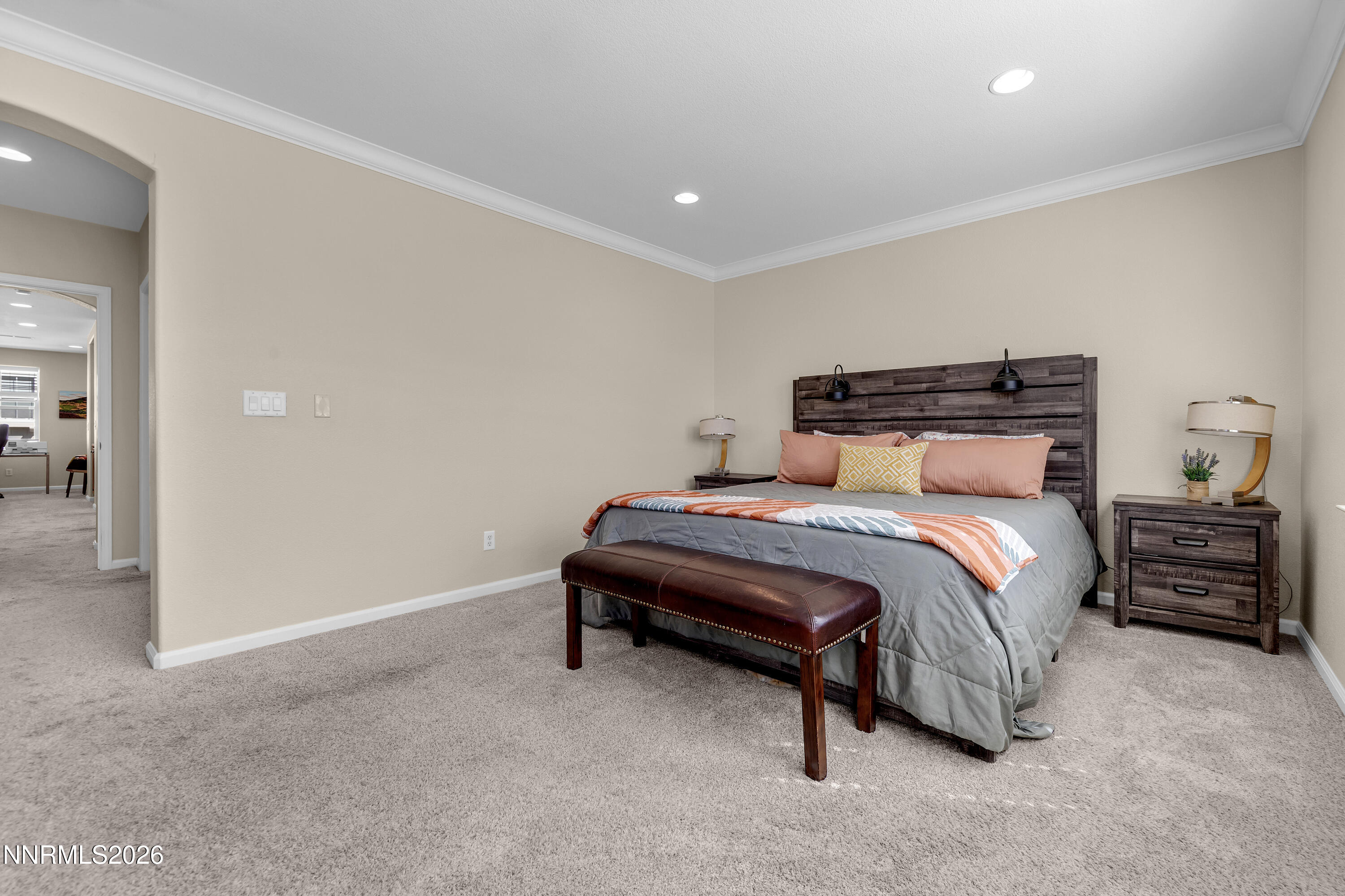 1642 Spring Hill Drive Reno, NV 89523 - Photo 18 of 43 a bedroom with a bed and a cabinets