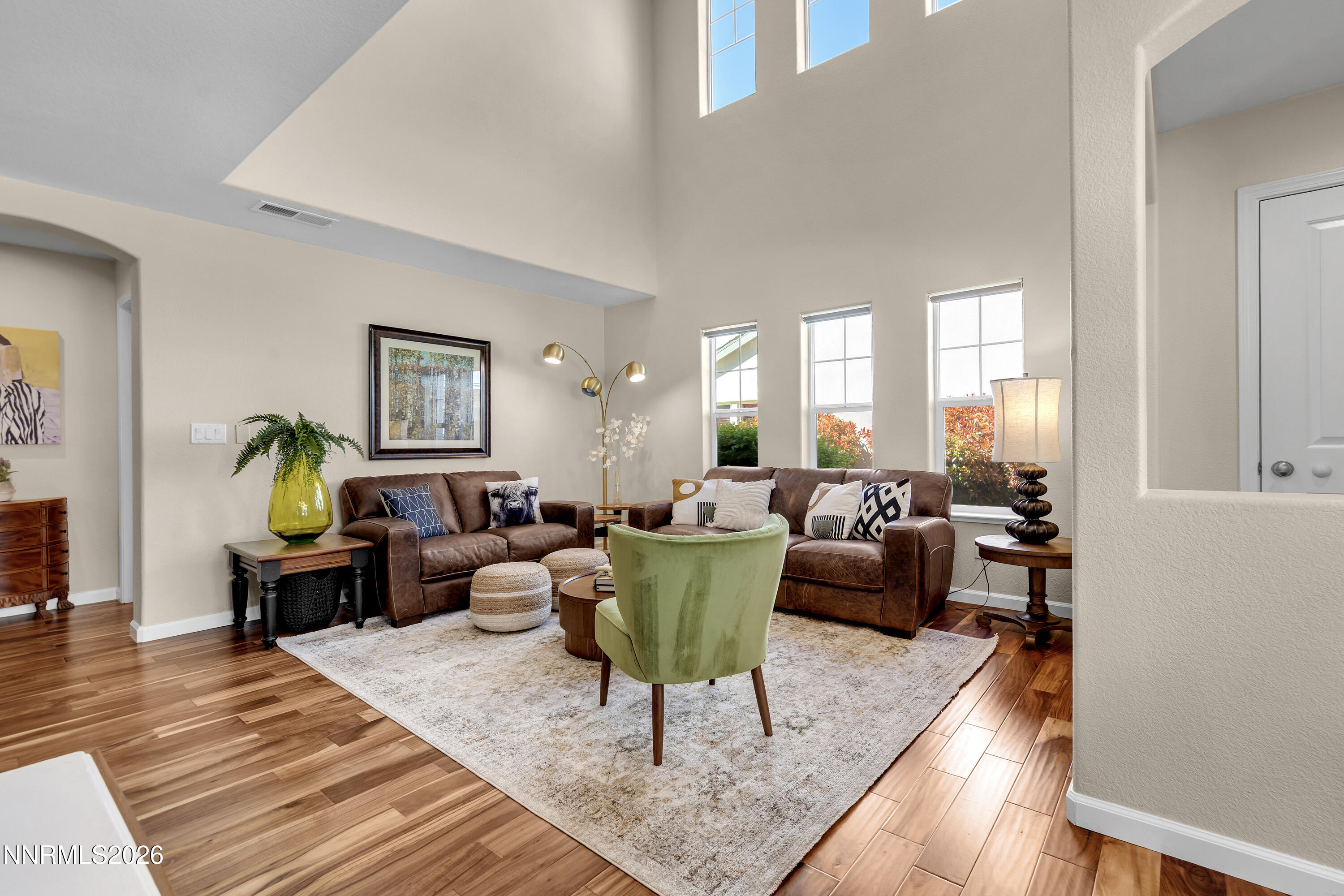 1642 Spring Hill Drive Reno, NV 89523 - Photo 3 of 43 a living room with furniture and a wooden floor
