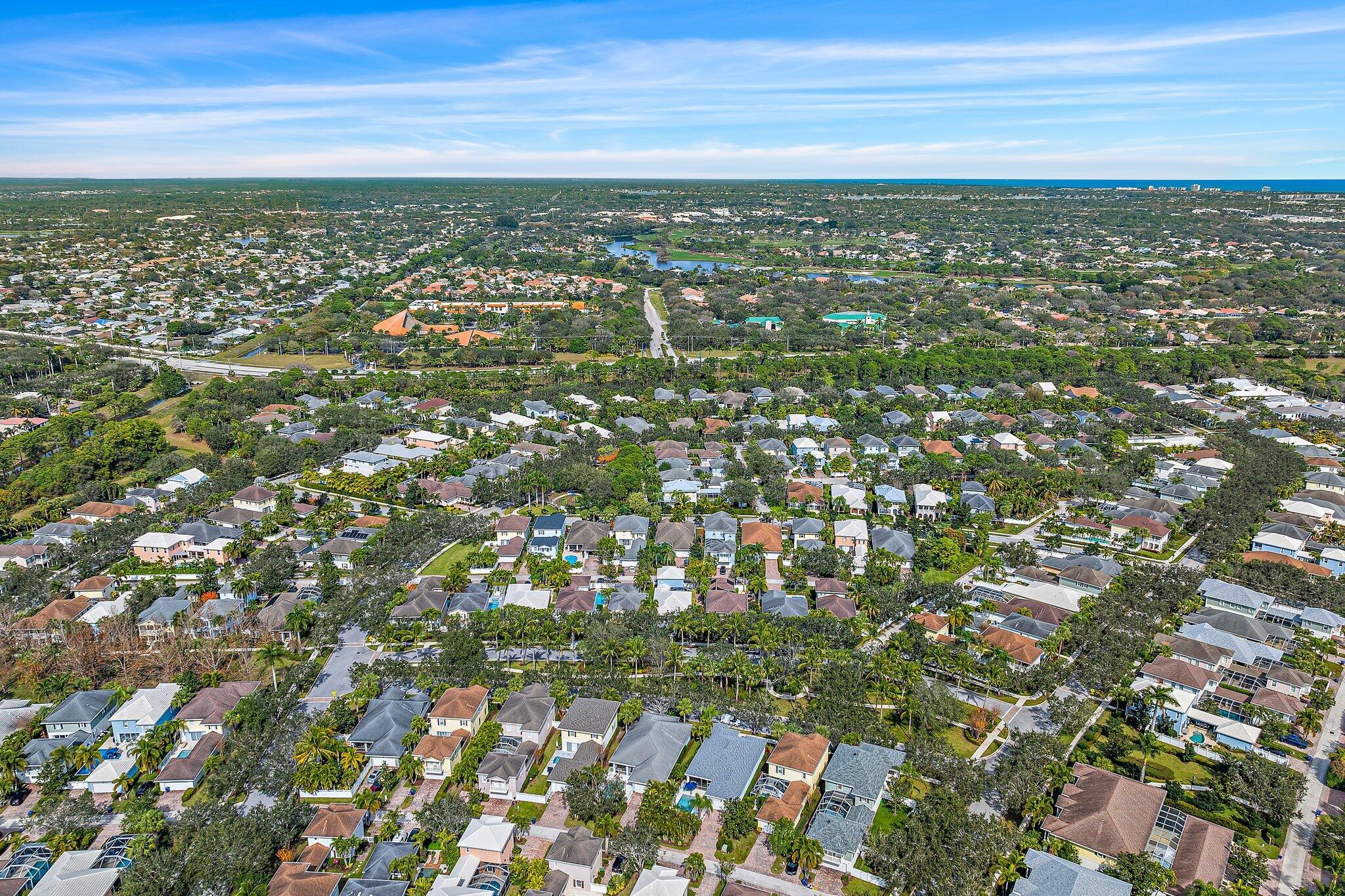 115 Castries Drive Jupiter, FL 33458 - Photo 56 of 60 a view of city with ocean