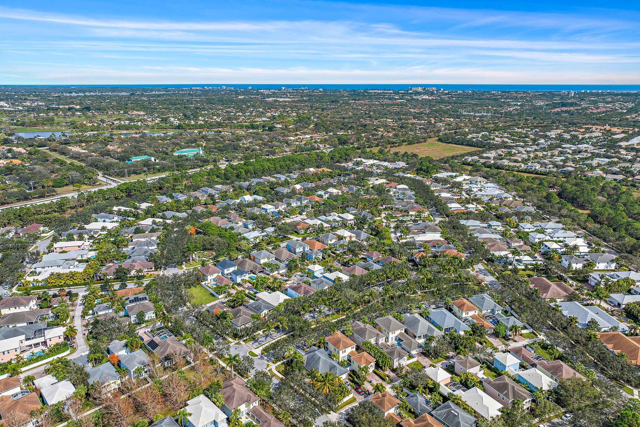 115 Castries Drive Jupiter, FL 33458 - Photo 57 of 60 a view of city and ocean