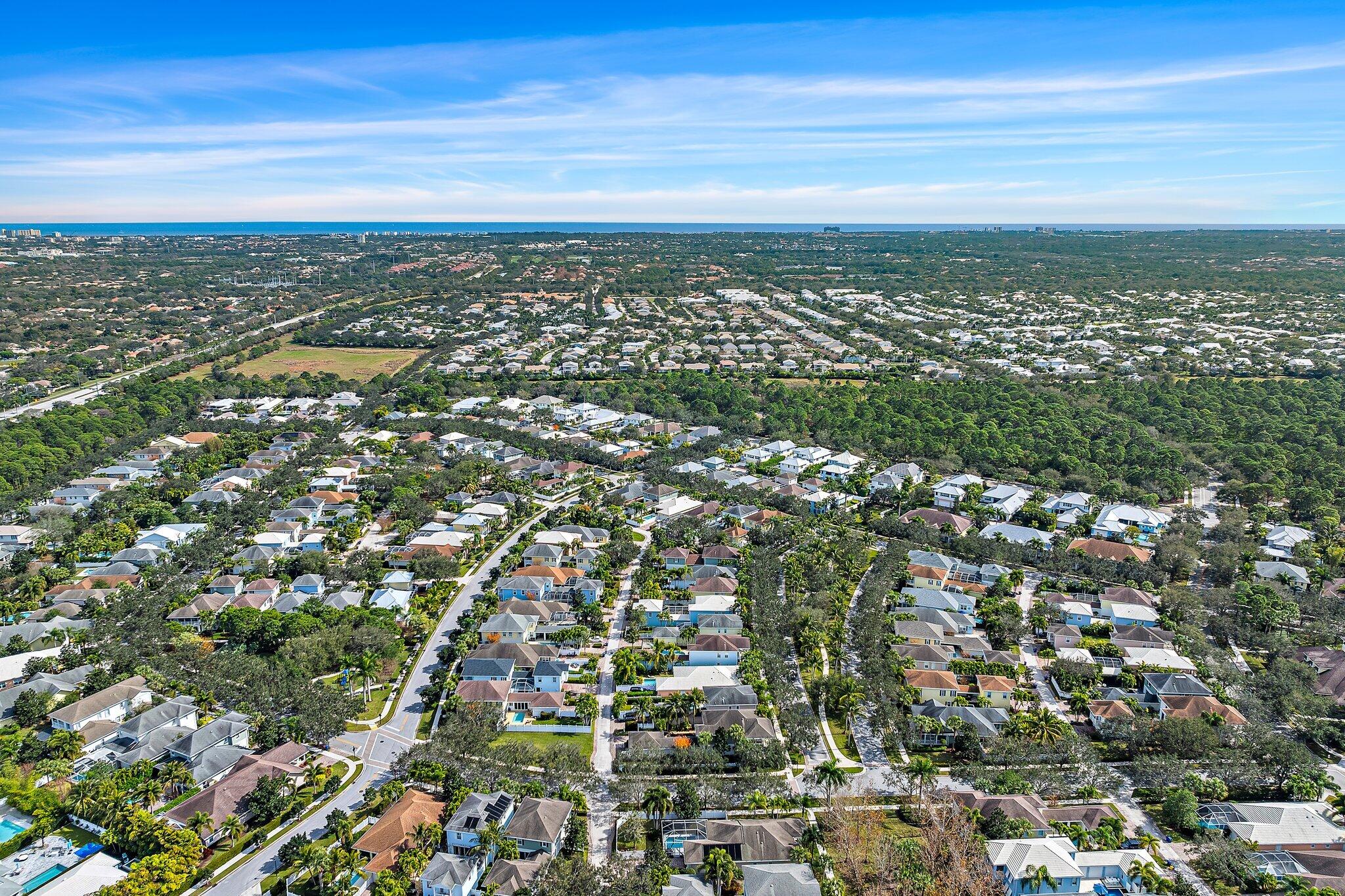 115 Castries Drive Jupiter, FL 33458 - Photo 58 of 60 a view of city and ocean