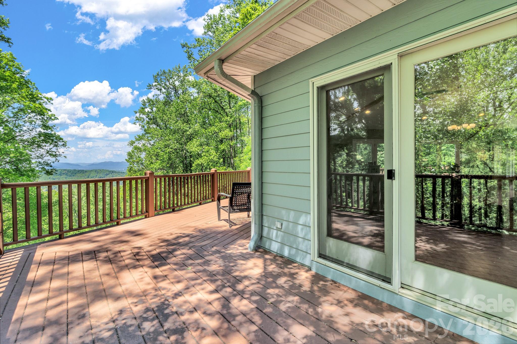125 Winding Ridge Road Asheville, NC 28803 - Photo 16 of 48 a view of backyard with green space
